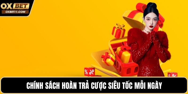Chính sách hoàn trả cược siêu tốc mỗi ngày